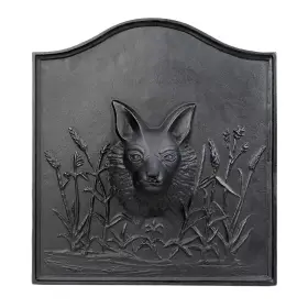 Achla Designs 313106894894 25 Inch Tall Black Cast Iron 3 Dimensional Fox Fireback