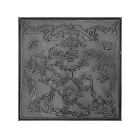 Achla Designs 445023545528 23 Inch Tall Black Traditional Cast Iron Hopewell Fireback