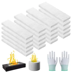Aihsumc 235482500355 20 Pcs Ceramic Wool Wick For Tabletop Fire Pit Carbon Felt Fo... Fast Ship