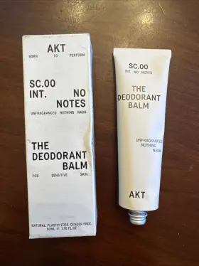 Akt 696579638845 The Deodorant Balm Sc.00 No Notes - Unfragranced For Sensitive Skin 50ml
