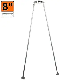 Bl.ev.rb-sht8erb Allfuel Hst 8 Inch X 65 Extended Roof Bracket For Double Wall Chimney Pipe