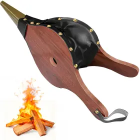 Amagabeli Garden & Home Fireplace217 Fireplace Bellows Indoor 16 Inch X 7 For Wood Bellow Stove Brown