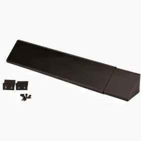 Americangaslogs 705353706639 Black Adjustable Fireplace Hood For 28 To 48 Inch Harmony Burners Hea