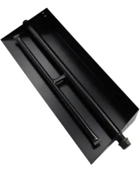 G45-457-2 Americangaslogs 18 Inch -24 Burner Pan For Gas Fireplace Fire Pits Logs