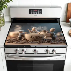 Ztd-4 Aohmpt Multi-design Stove Top Cover For Glass/electric Stoves - 3-in-1 Heat-r