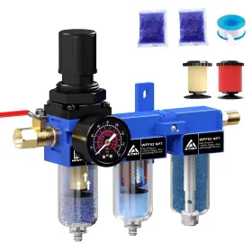 Atiny Wff02u 1/4 Inch Npt Three Stage Air Drying System Pressure Regulator With 5
