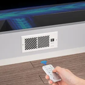 An-rbf1 Atom Nexus 4 Inch X10 Register Booster Fan With Thermostat And Remote Control 10-spe