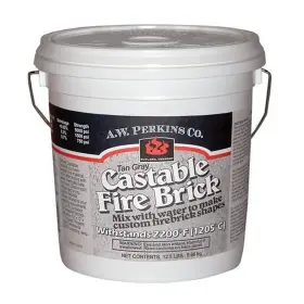 Aw Perkins 054424038823 Castable Firebrick Cement - 12.5 Lbs