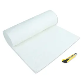 Ym30543 Baclaugh 1 Inch X24 X96 2400f Ceramic Fiber Fireproof Insulation Blanket Applicable To Fu