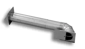 230430 Bdm Masons Choice 4 Inch Stainless Steel Side Wall Outside Air Kit