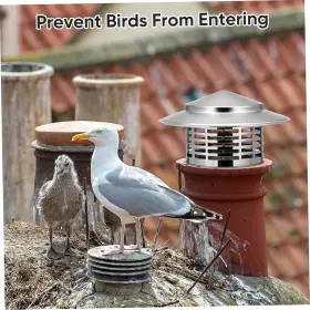 592o1107kv Besportble 3 Inch Round Chimney Cap Stainless Steel Tapered Top With #3