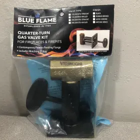 Bfs.05.hd Blue Flame Quarter-turn Gas Valve Kit With Matching 3 Inch Key