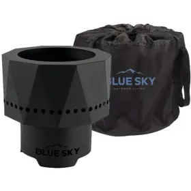 Blue Sky Outdoor Living W9y-mda-bskpfp1009 Pike Ultra Portable Fire Pit With Carrying Bag