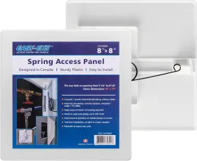 Brand Easy-exs Sap0808 Access Panels Spring-fit 8 Inch X8 External - 1 Pcs White