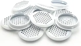 Brand Piutouyar 211124 20pcs Air Vents 53mm/2.1 Inch Round Soffit 53mm/2 White