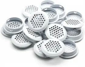 Wq210722-0011 Brand Piutouyar 20pcs 35mm/1.4 Inch Air Vents Round Soffit White