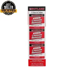 Branded 744759068163 Rutland Creosote Remover Toss-in Canisters Fireplace Cleaner 3 Pk