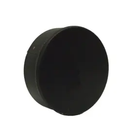Branded Badc6 6 Inch Round Black Stove Pipe Duct Cap Single Wall Steel 24-gauge Removable Design