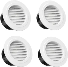 Zh-243 Branded Soffit Vents 6 Inch Vent Cover Round Inch-4pcs White