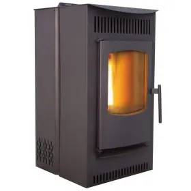 41278 Castle Fireplaces Pellet Stove Heating Capability Smart Controller 40 Lbs