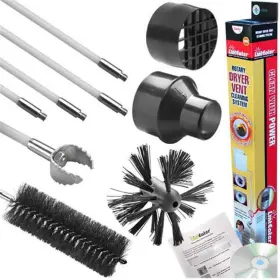 60189 Chimney A.w. Perkins Co 4710 10 Inch Dryer Vent Brush With Female Buttonlok End