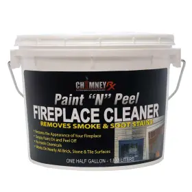 Chimney 709057381642 Rx Paint N Peel Fireplace Cleaner 1/2 Gal