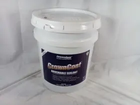 Chimneysaver 709057742054 Chimney Saver Crown Coat Brushable Sealant Buff Gray Five Gallons