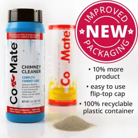 Cignis Hearth Industries Inc. 313111351351 Co-mate Chimney Cleaner 2.2 Lb. - Complete Care Removes Creosote Red #2