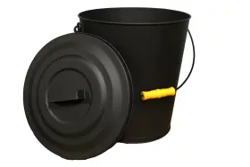 Comfort Glow 013204000431 6-gallon Ash Bucket With Shovel Tight Lid Wooden Handle #2