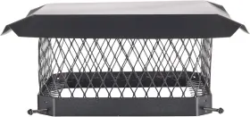 Company Sc1313 Shelter 13 Inch X Single Flue Bolt-on Chimney Cap Fully Assembled Galvanized S