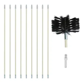 Copgge Thx05700828 12 Feet Stove Pipe Clean Brush Extension Rods Flexible Fireplace Chimney Brus