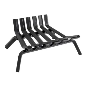 Country Living A00260bk 17.5 Inch Steel Fireplace Log Grate Heavy Duty Fire Pit Crad