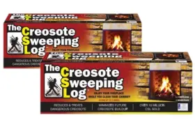 Creosote 885683279239 Sweeping Log For Fireplaces Pack Of 2