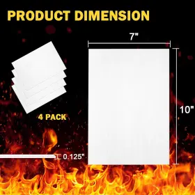 2850f Dairrr Fuuu 705353339240 High Temperature Gasket Paper Ceramic Fiber Insulation Sheet Rated Firep #2