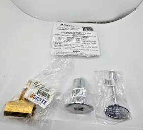 Dante Blue Flame Cp.910.cr.b Qty6 Brass Valve Floor Plate And 3 Inch Universal Key Combo Pack