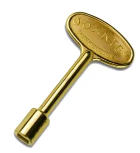 Dante Nky.3.br.b Universal Valve Key 3 Inch Brass