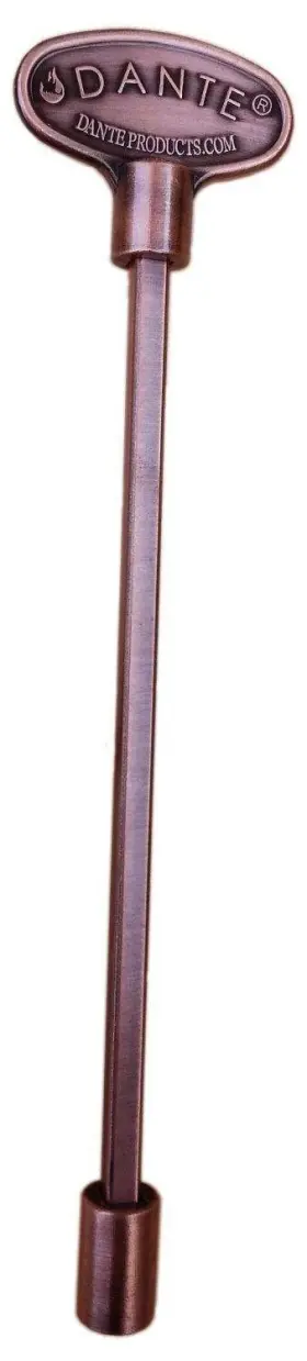 Dante Nky.8.ac.b Universal Valve Key 8 Inch Antique Copper
