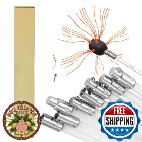 Decflo B08gkl7bt1 20ft Chimney Brush Kit Rotary Drill Drive Sweep Cleaner