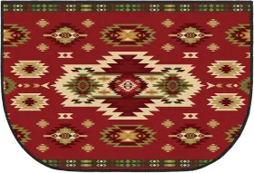 Demissle 744110062243 Cabin Fireplace Hearth Rug Mats Southwestern Fireproof