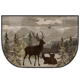Gl-2514654-w Demissle Fireplace Hearth Rug Mats Cabin Southwestern Fireproof Fire Resista