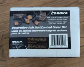 Desa 043593412416 Heating Products Decorative Ash Bed/control Cover Set #cdabka New
