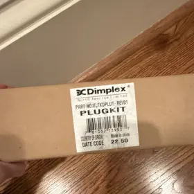 Dimplex Rev01 Plug Kit Xlfxdplug Brown For Fireplace And Stove