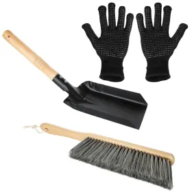Dirbuy 735626342479 Coal Shovel And Hearth Brush Set Fireplace For Ash Wit