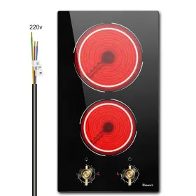 Us-dsc-d23002 Disaenvir 2 Burner Electric Cooktop - 12 Inch Stove Top 3000w 220v Built-in C