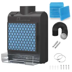 Dkenicor 726374388215 3-in-1 Indoor Dryer Vent Kit For Electric Box With 10 Piece