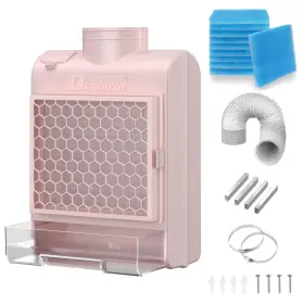 Dkenicor 726374388239 3-in-1 Indoor Dryer Vent Kit For Electric Box With 10 Piece