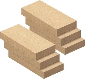 Dndsim 313057329346 6pcs Fire Brick Bricks For Wood Stove Size 9 Inch X 4-1/2 1-1/4