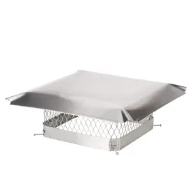 Draft King Ss1515u Bolt On Stainless Steel Single Flue Chimney Cap 15 Inch X
