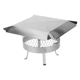 Draft King Ss815u-u-a Round Slip-in Chimney Cover For 13.5 Inch -14.5 Masonry Chimneys Open Box