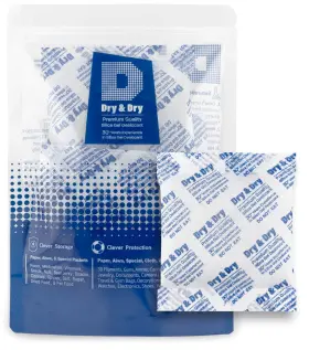 Dd100g5 Dry & 100 Gram 5 Packets Premium Pure And Safe Silica Gel Desiccant - Silic Dd100g5 Dry & 100 Gram 5 Packets Premium Pure And Safe Silica Gel Desiccant - Silic